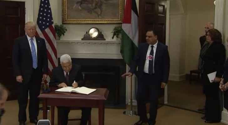 عباس في البيت الأبيض