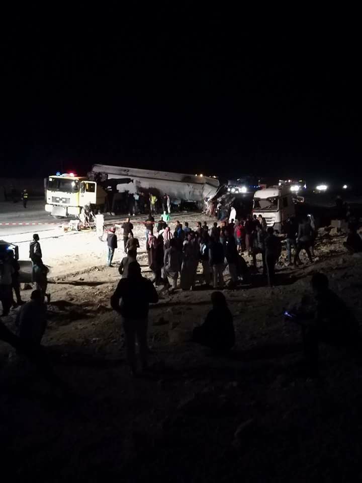 تحديث ..فيديو وصور ” 3وفيات واصابة بحادث مروع بين طريق الحسا – جرف الدراويش”
