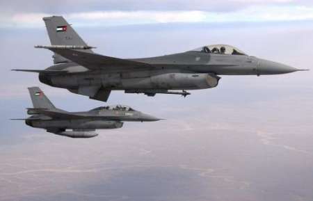 الاردن يتسلم 15 طائرة اف 16 من هولندا