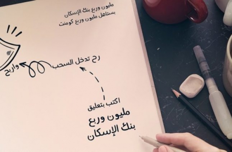 بنك الإسكان يُطلق مسابقة ” مليون وربع بنك الإسكان… بتستاهل مليون وربع كومنت”