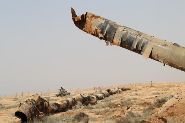 صور وفيديو .. الجيش يُحبط محاولة استخدام خط التايبلاين لتهريب الاسلحة والمخدرات والإرهاببين