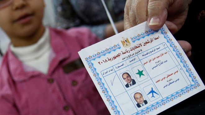 السيسي رئسا لمصر لولاية ثانية