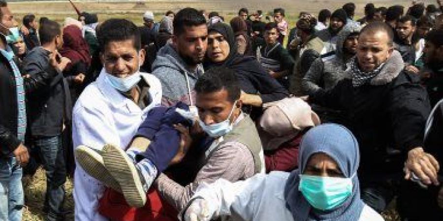 حصيلة جديدة لمواجهات مسيرة العودة ” 11 شهيد و 1200 جريح “