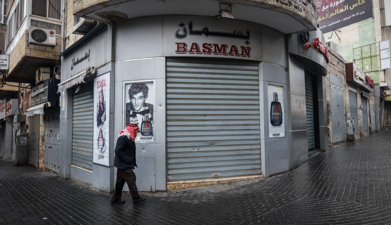 الاضراب الشامل يعم الاراضي الفلسطينية