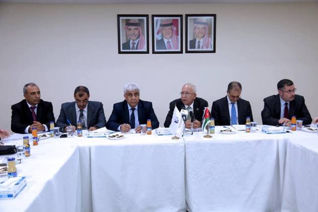 المهندسين الاردنيين تستضيف نقيب واعضاء نقابة المهندسين الفلسطينيين