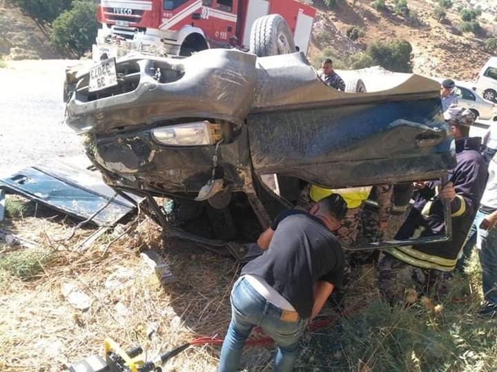 وفاة و ٦ إصابات اثر حادث تدهور في محافظة البلقاء