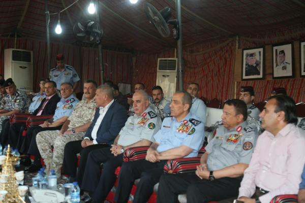 الحمود والحواتمة والبزايعة يتفقدون الاجراءات الامنية في مهرجان جرش
