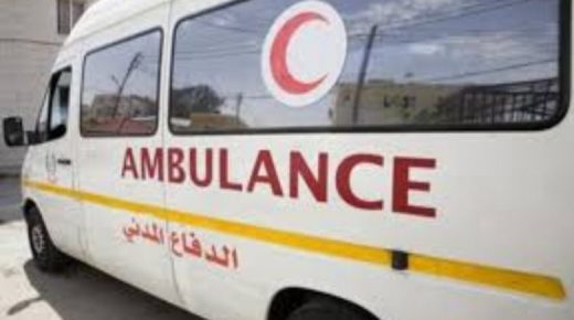 إصابة 4 أشخاص اثر حادث تصادم في حي نزال