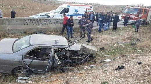 اربد : وفاتان وإصابتان بتدهور مركبة