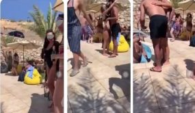 حفل خليع في مزرعة خاصة