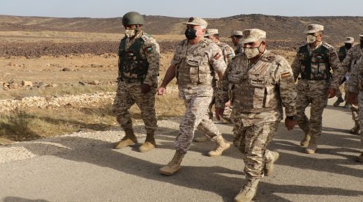 اللواء الحنيطي يتابع تمريناً خاصاً برد الفعل السريع