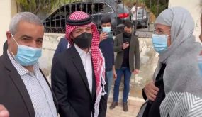 ولي العهد يُقدم واجب العزاء لأهالي ضحايا مستشفى السلط .. فيديو