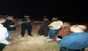 وزير الزراعة يشرف على عمليات مكافحة الجراد في المفرق