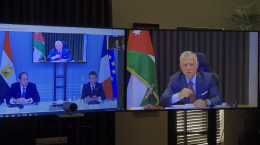 الملك: ضرورة حماية الفلسطينيين ووقف جميع الاعتداءات والإجراءات الإسرائيلية غير القانونية في القدس وإنهاء العدوان على غزة