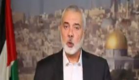 هنية : المقاومة اسقطت صفقة القرن ومشاريع التوطين والتطبيع وثقافة الهزيمة والتعايش مع الاحتلال.. فيديو .