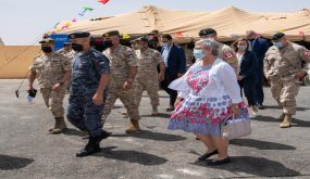 كندا تحتفل بإعادة تأهيل أحد عشر برجاً حدودياً للقوات المسلحة الأردنية