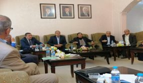 عضوي اللجنة الملكية الرواشدة وصباغ يناقشان مقترحات للجنة الوطنية للعسكريين السابقين تتعلق بقانوني الإنتخاب والأحزاب