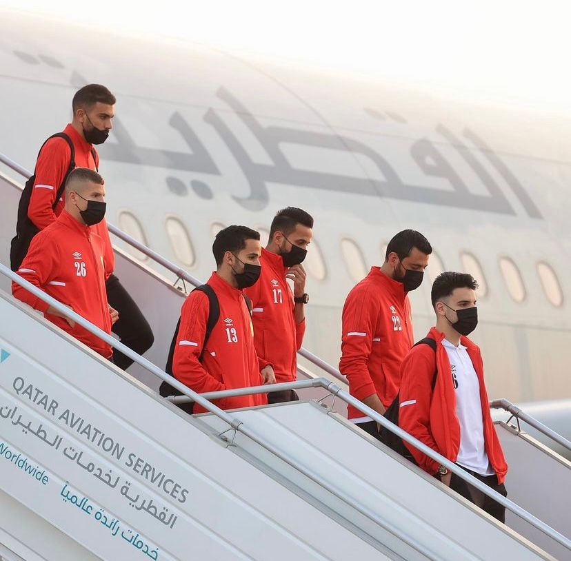 منتخب النشامى يصل إلى الدوحة للمشاركة بكأس العرب 2021