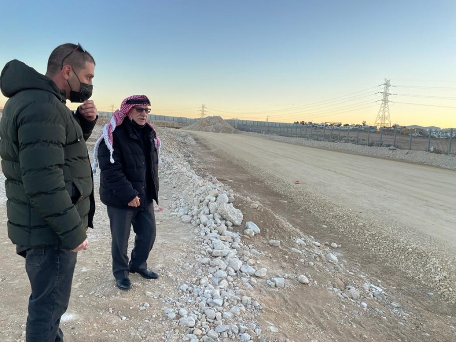 وزير الأشغال يتفقد عدداً من المشاريع في الطفيلة