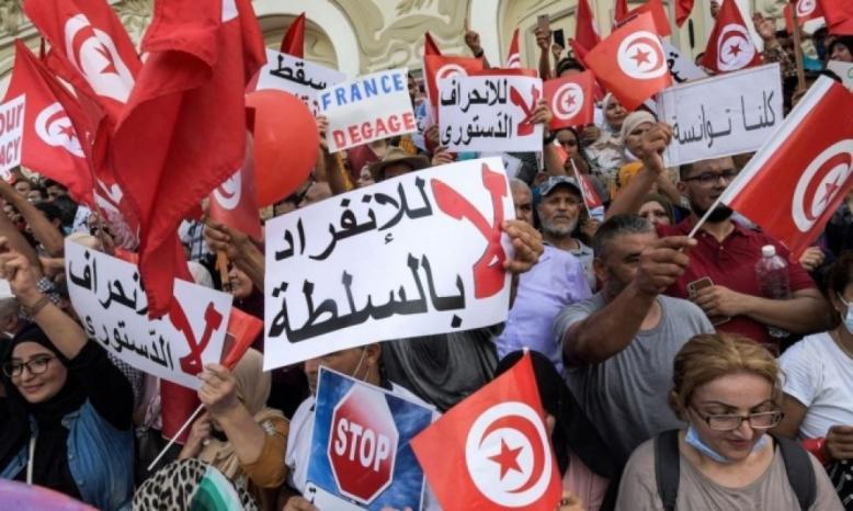 تونس: سعيد يستحدث مجلسا أعلى مؤقتا للقضاء والنهضة تدعو للتظاهر