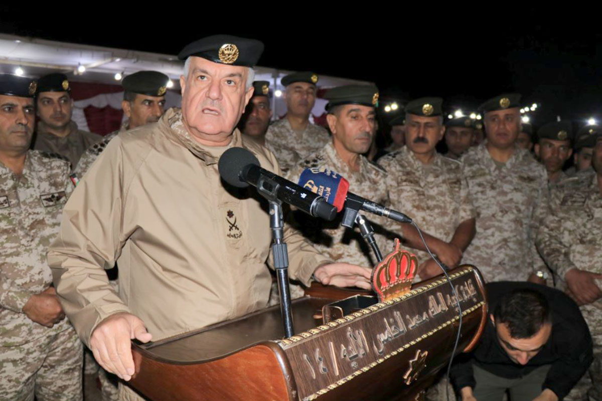 الحنيطي يشارك مرتبات كتيبة الملك محمد الخامس الآلية/14 مأدبة افطار