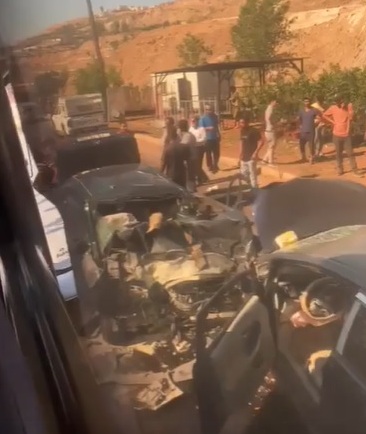 عاجل … شاهدو لحظة وقوع حادث سير مروع بمنطقة سيل الزرقاء – جرش