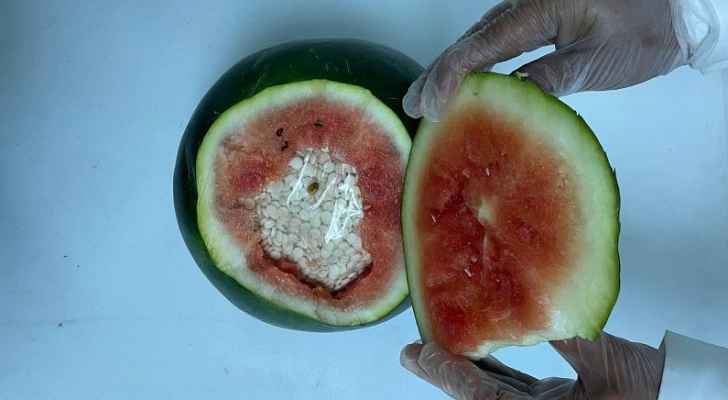 ضبط أقراص مخدرة داخل شحنة بطيخ في السعودية
