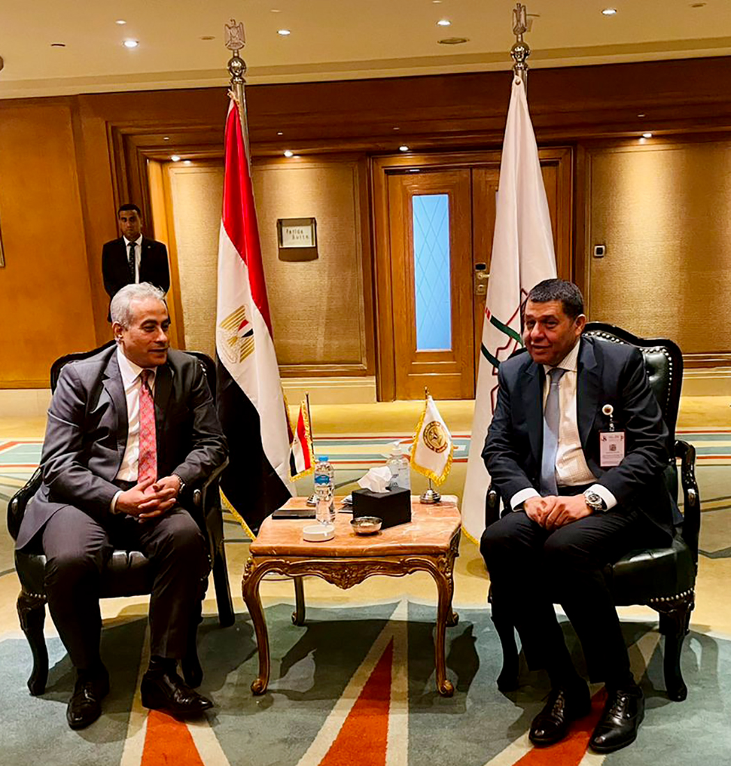 استيتية يلتقي عددا من وزراء العمل العرب