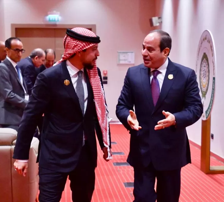 ولي العهد يلتقي السيسي